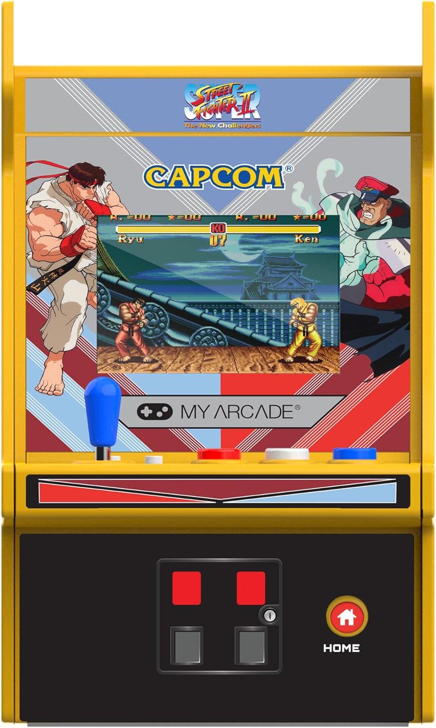 Micro Player Pro - 6.7" Super Street Fighter II Portable Retro Arcade (2 Games in 1)