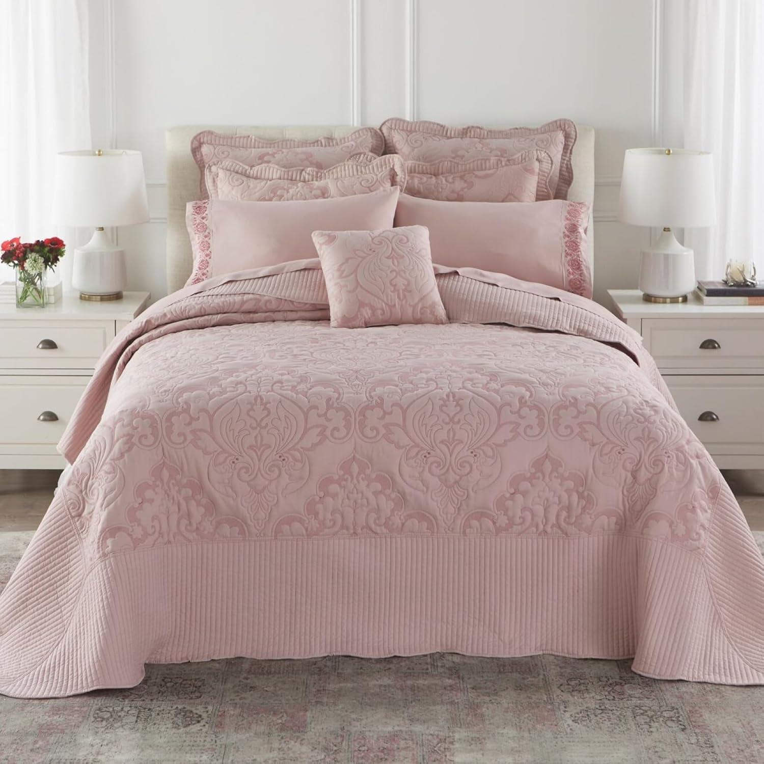 BrylaneHome Amelia Bedspread - Queen, Seaglass