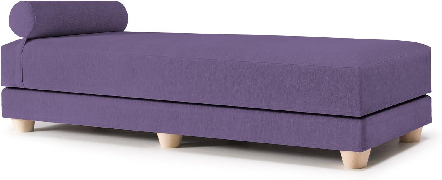 Jaxx Alon Daybed / Fold-Out Queen-Size Mattress - Premium Chenille, Plum