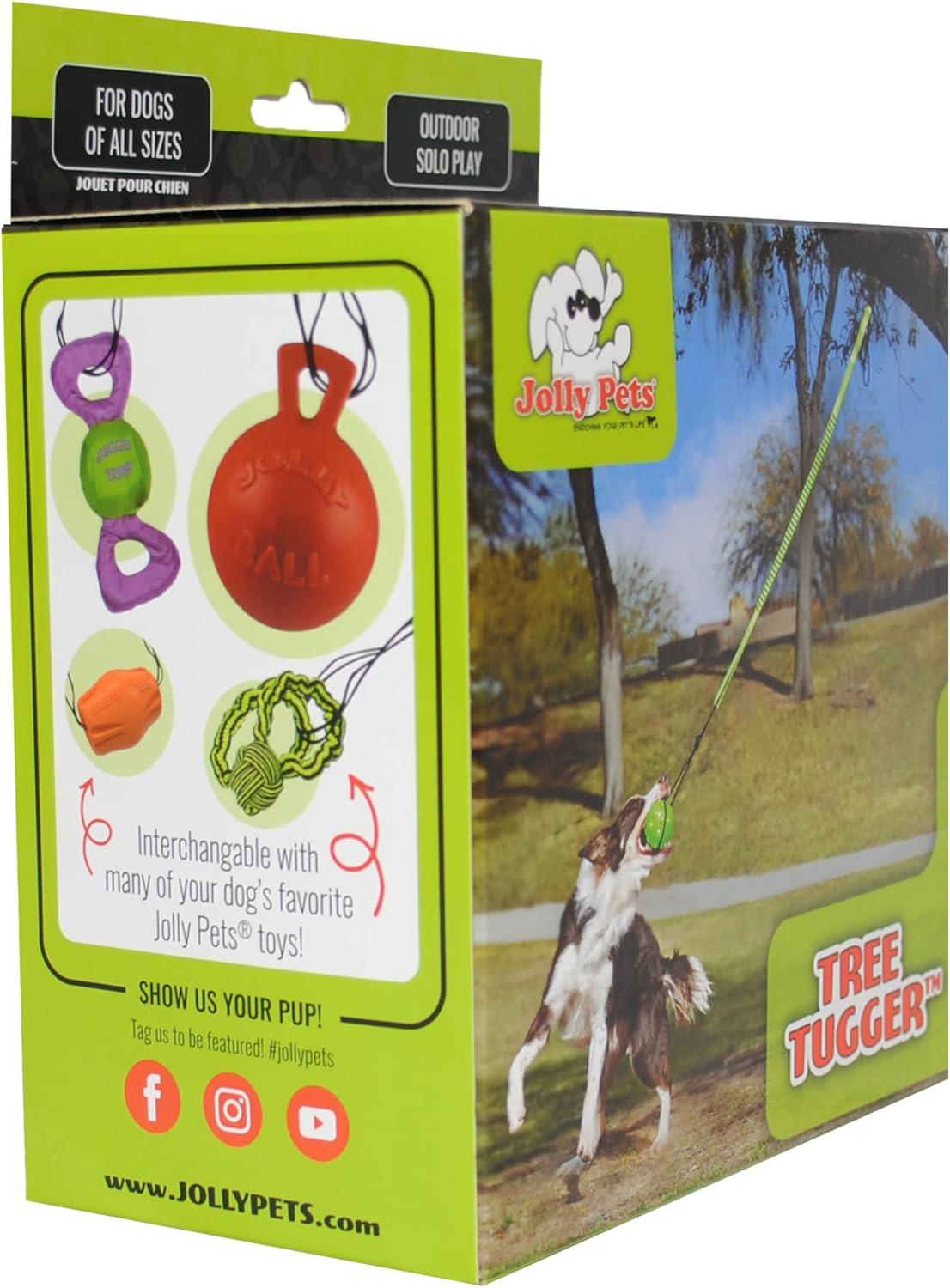 Jolly Pets Tree Tugger For Dog - Green