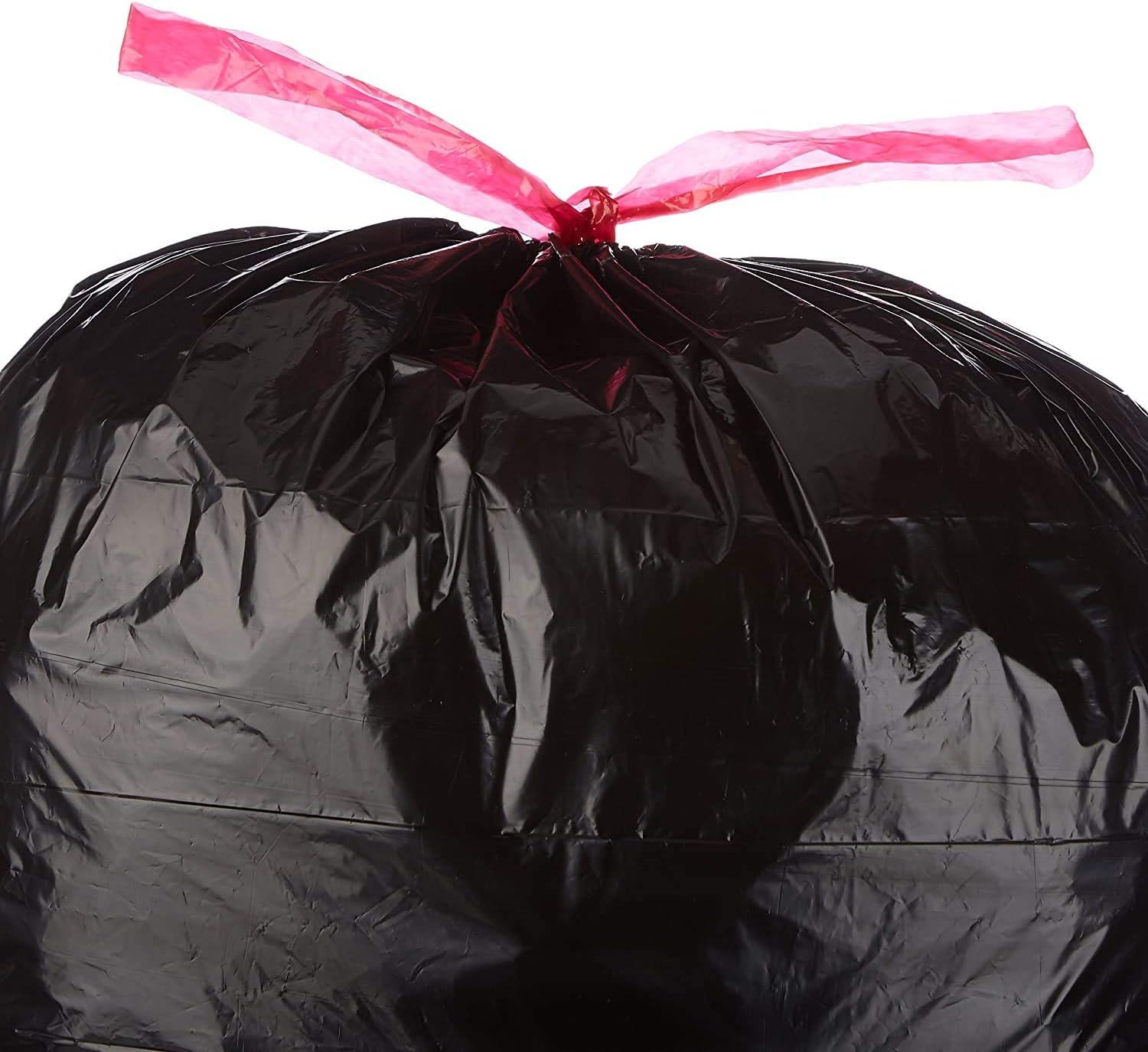 Ultrasac 8 Gallon Black Plastic Trash Bags - Pack of 400