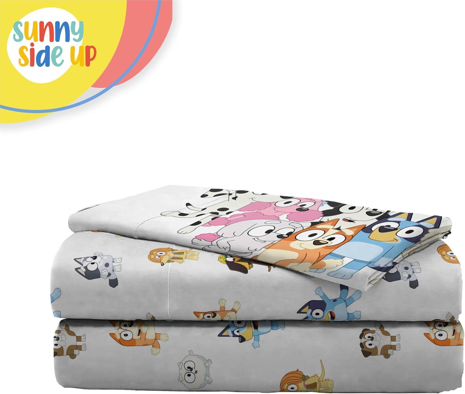 Sunny Side Up Bluey Twin Sheet Set