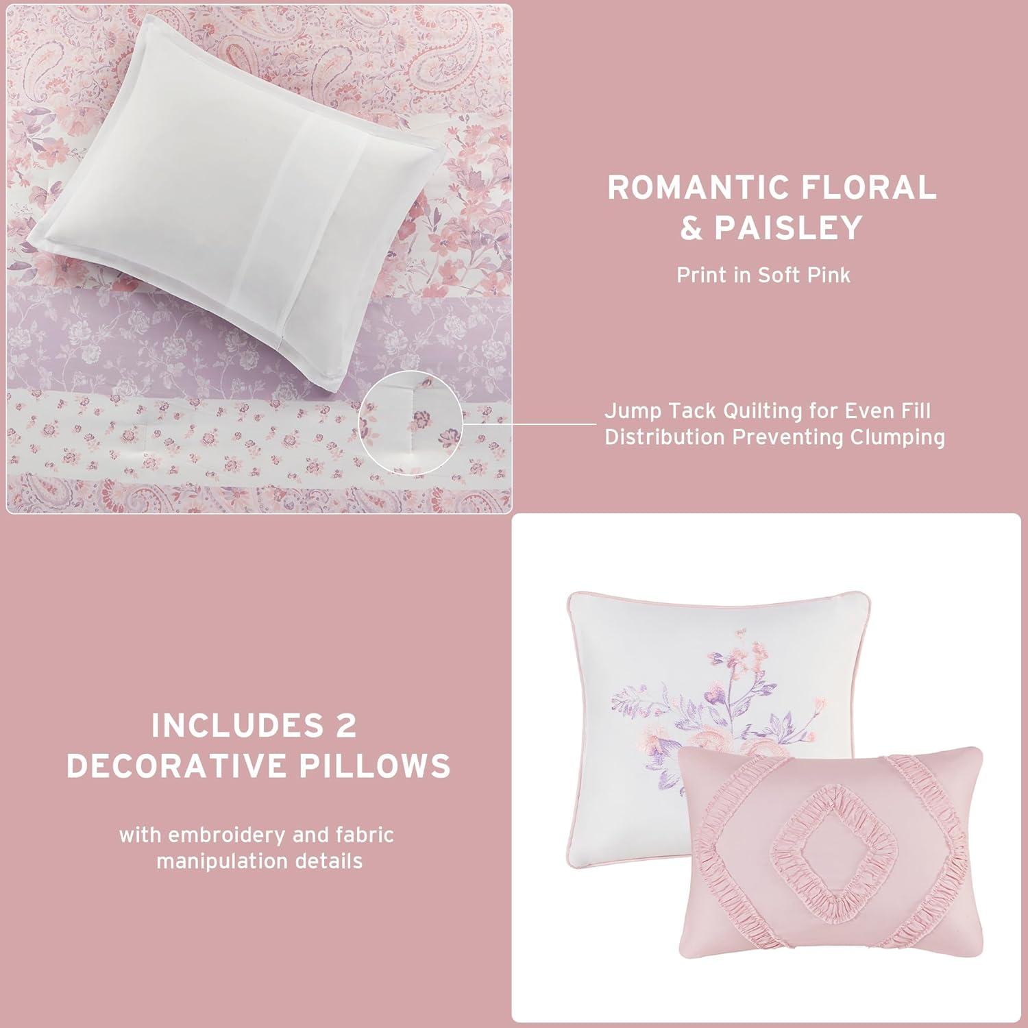 Intelligent Design Floral Paisley Comforter Set