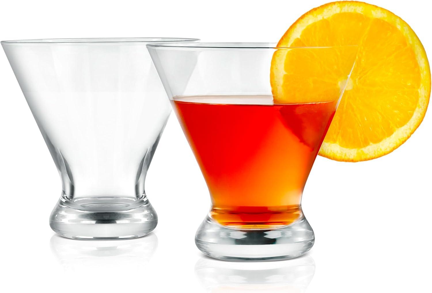 NutriChef 2 Pcs. of Crystal-Clear Whiskey Glass - Ultra Clear, Elegant Clear Whiskey Glasses, Hand Blown