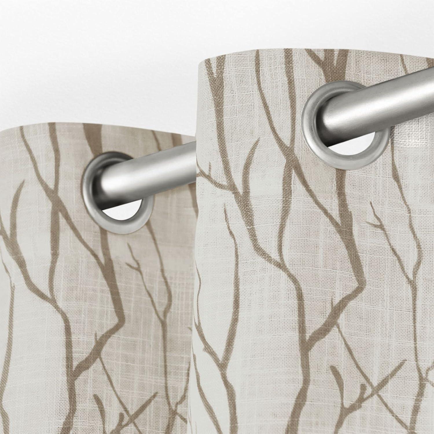 Winston Porter Leija Floral Sheer Grommet Curtain Panels & Reviews | Wayfair