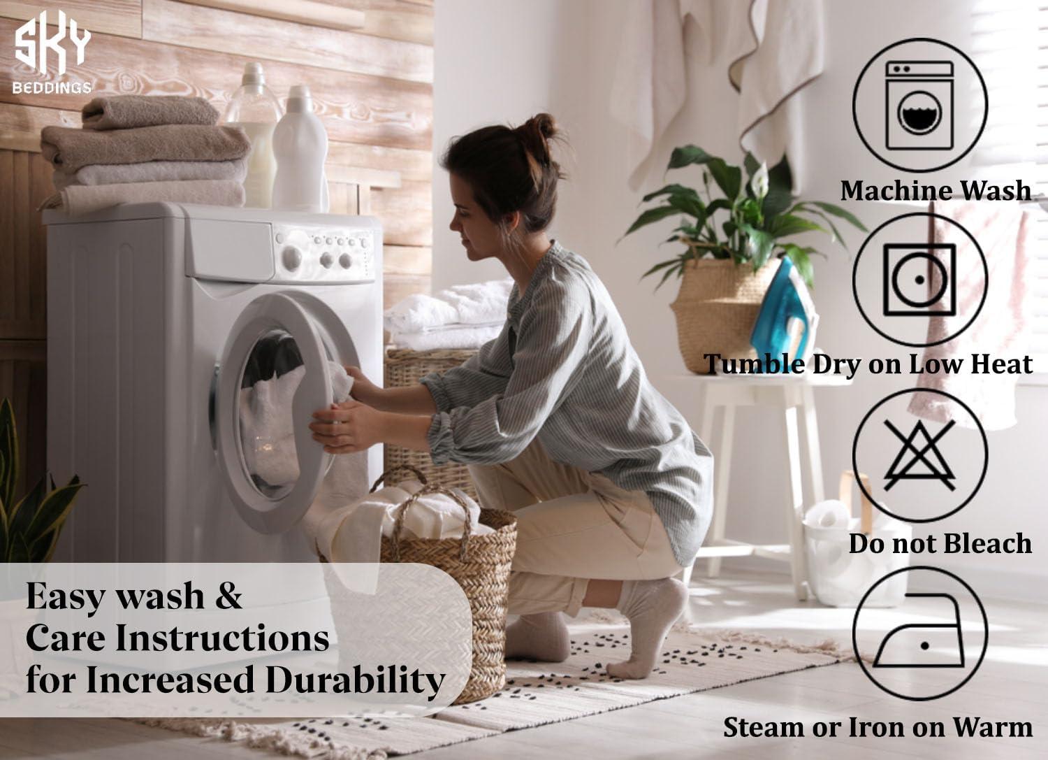 Fresh Ideas Fresh Ideas Ruffled Poplin Bed Skirt, 14" Drop Length