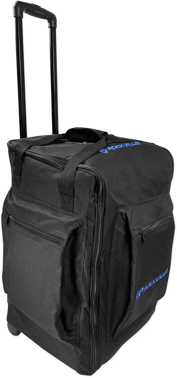 Rockville ROCK SPOT 260W DJ Moving Head Spot Light w/ Wireless DMX+Rolling Bag