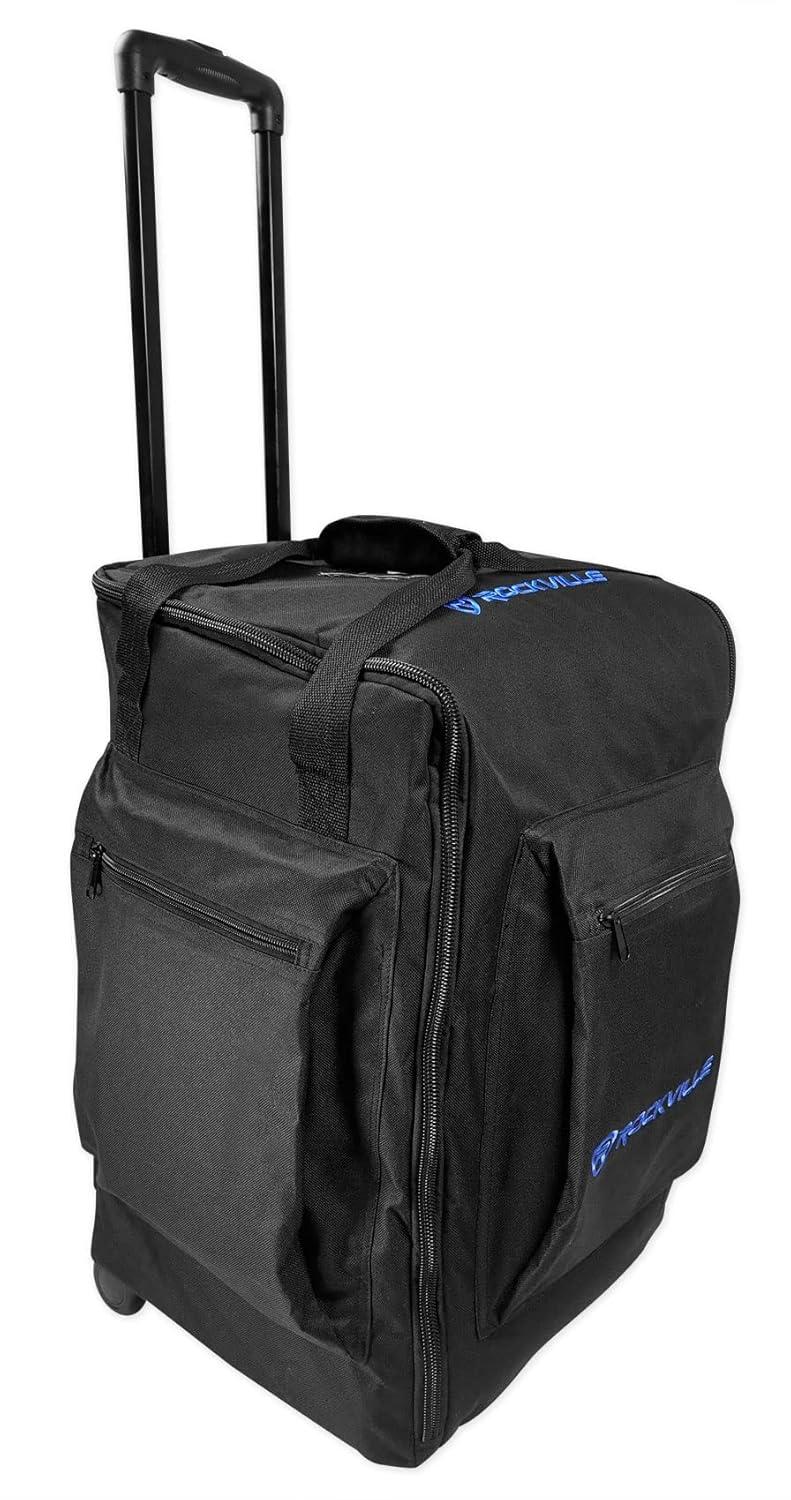 Rockville ROCK SPOT 260W DJ Moving Head Spot Light w/ Wireless DMX+Rolling Bag