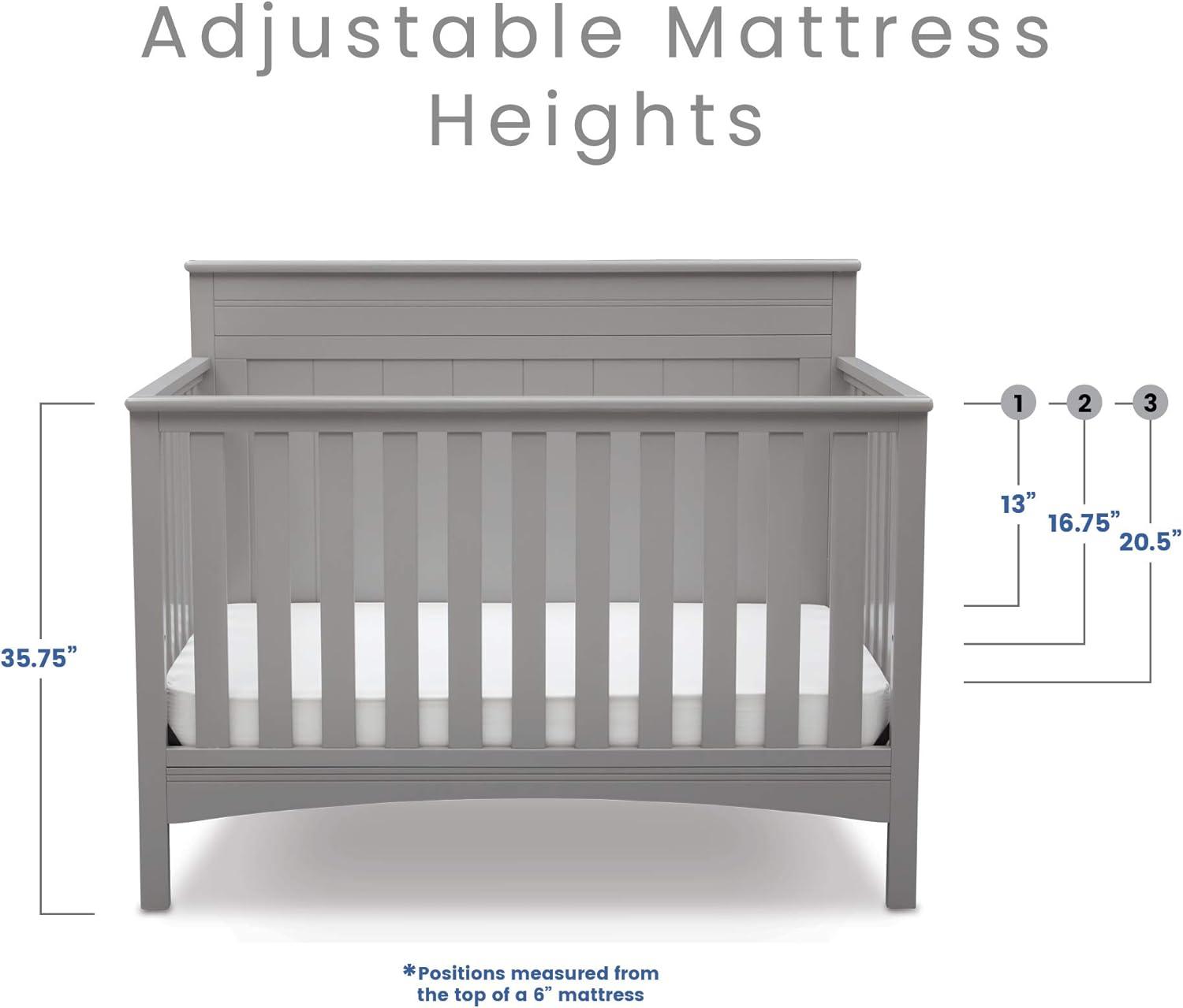 Delta Children Fancy 4-in-1 Convertible Crib