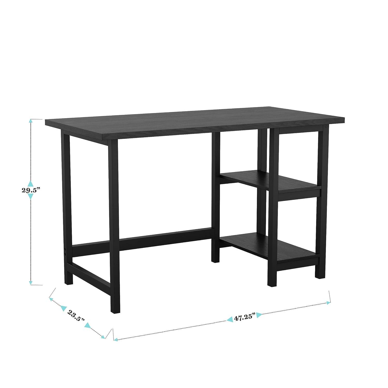 Martha Stewart Martha Stewart Beckett Home Office Trestle Desk with Shelves