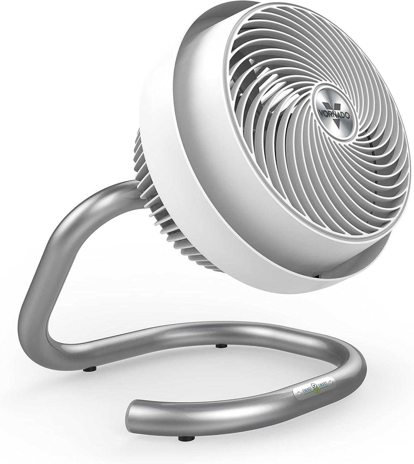 Vornado 723DC Energy Smart Whole Room Air Circulator Fan White: Electric Utility Fan, 11.3" Blade, 100-300 sq. ft. Coverage