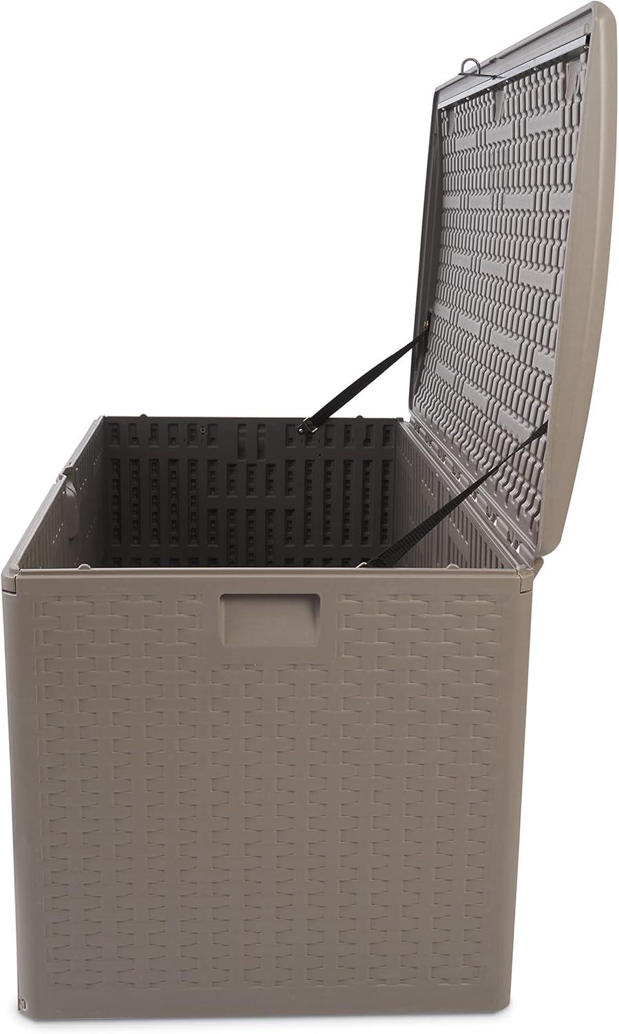 Plastic Development Group Plastic Development Group 48'' W 99 Gallons Water Resistant Resin Deck Box in Gray