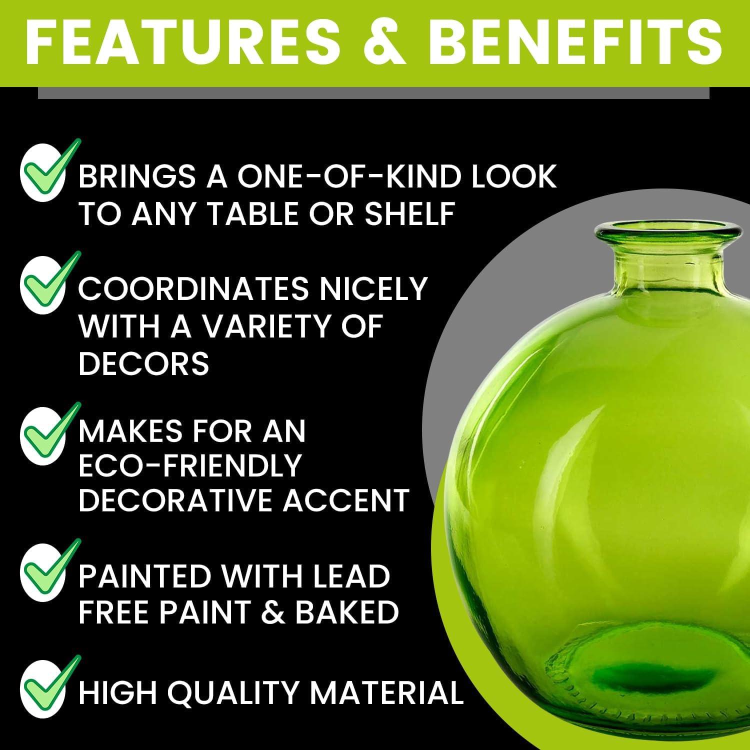 Couronne Handmade Glass Table Vase