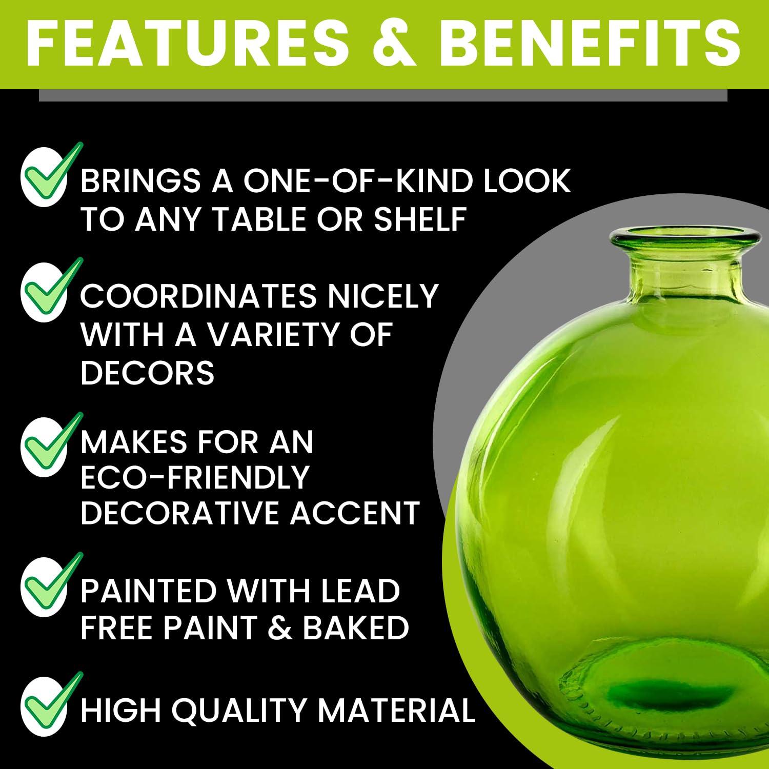 Couronne Handmade Glass Table Vase