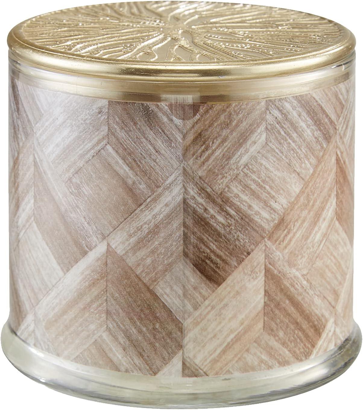 Candle Lite 260471 14 oz Leather Jacaranda Wood Wick Candle