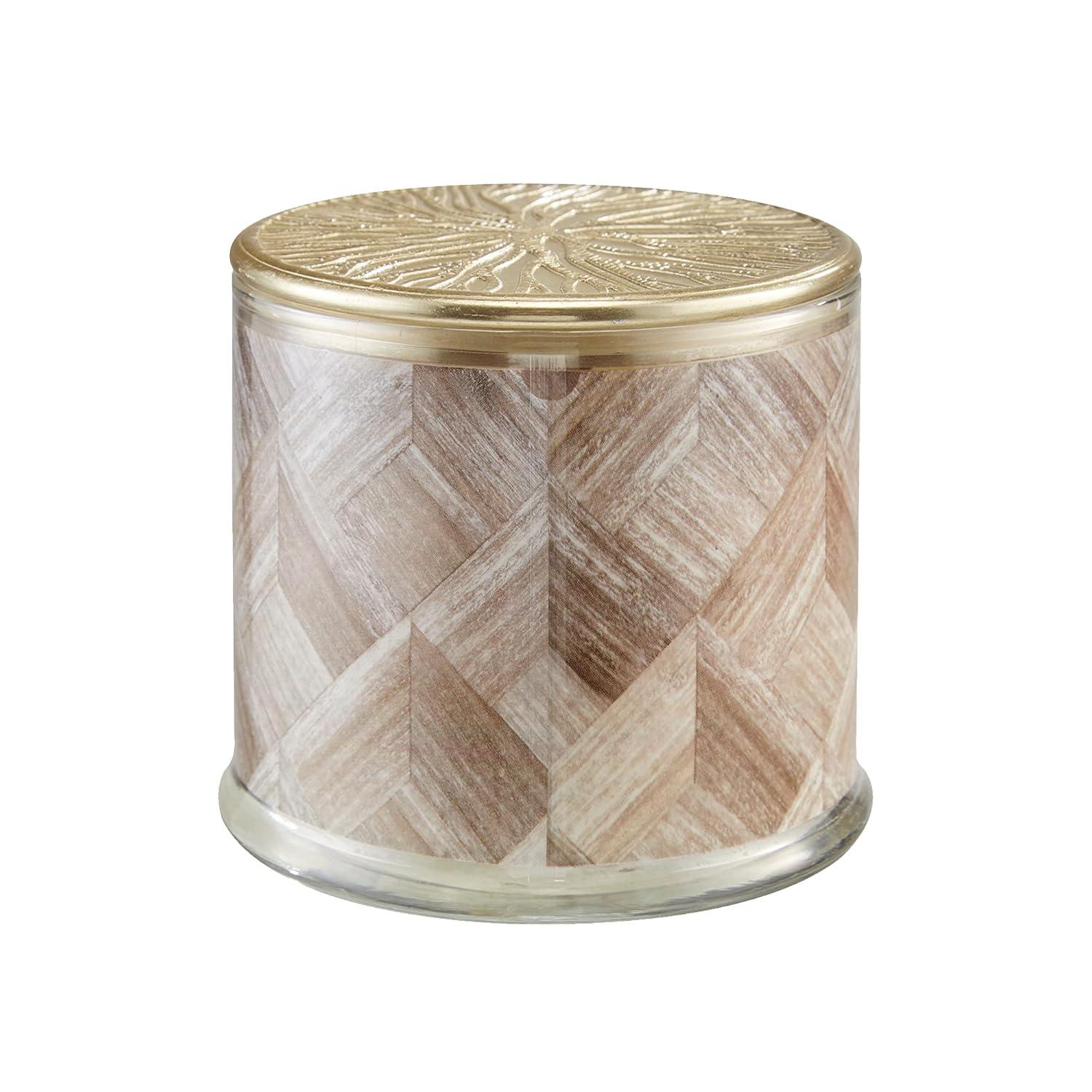 Candle Lite 4330668 Jar Candle, Leather Jacaranda, 14-oz. - Quantity 1