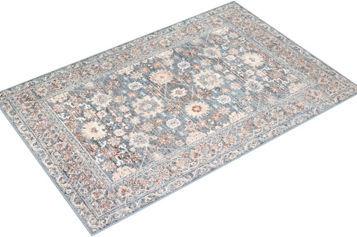 Loloi II Odette Sky / Rust 7'-10" x 10' Area Rug