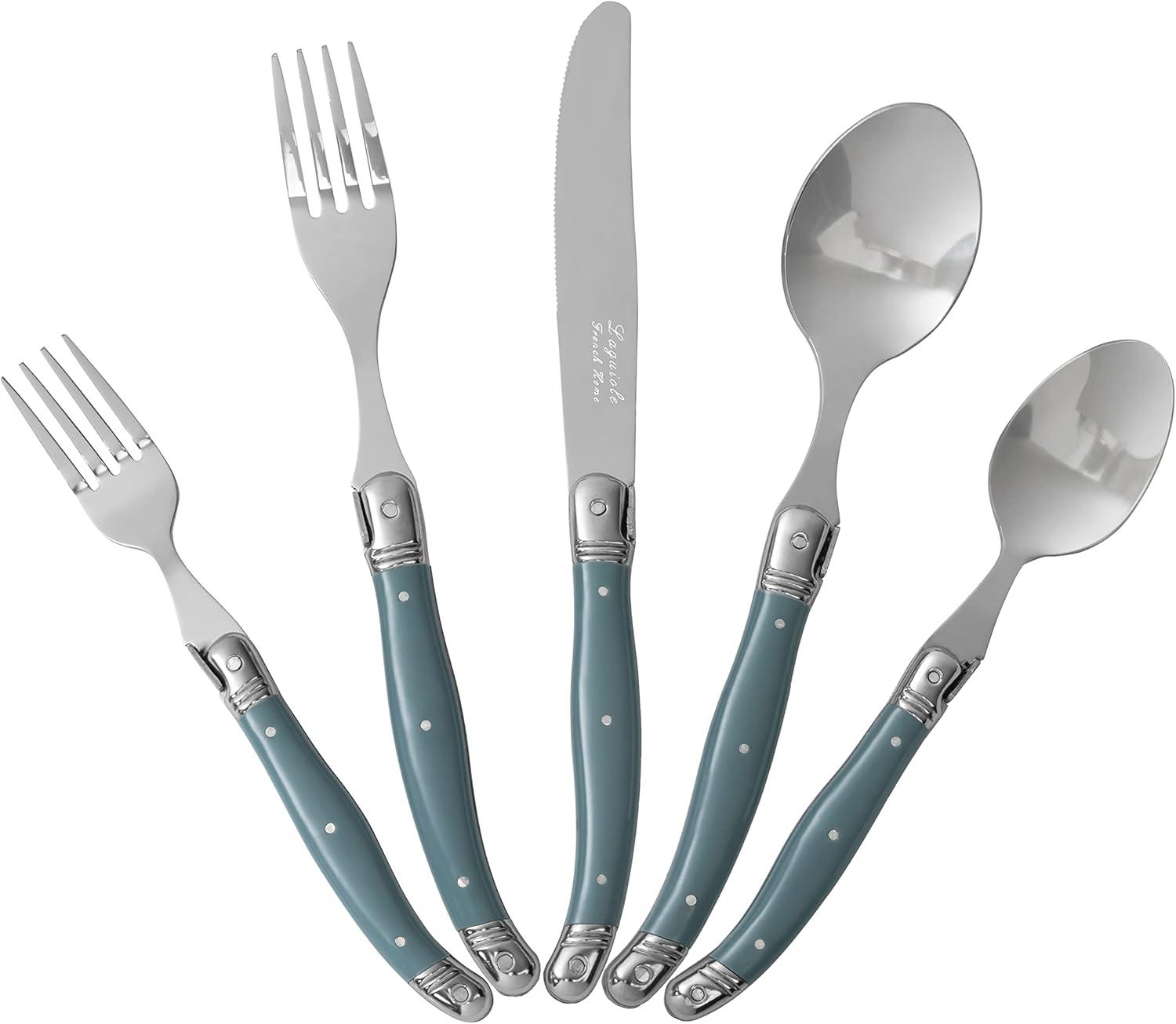 French Home French Home Laguiole 20 Piece Stainless Steel Flatware Set, Service for 4
