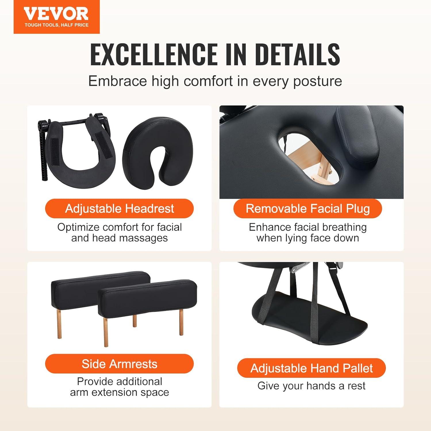 VEVOR 72.8'' Rectangular Adjustable Bar Top Riser
