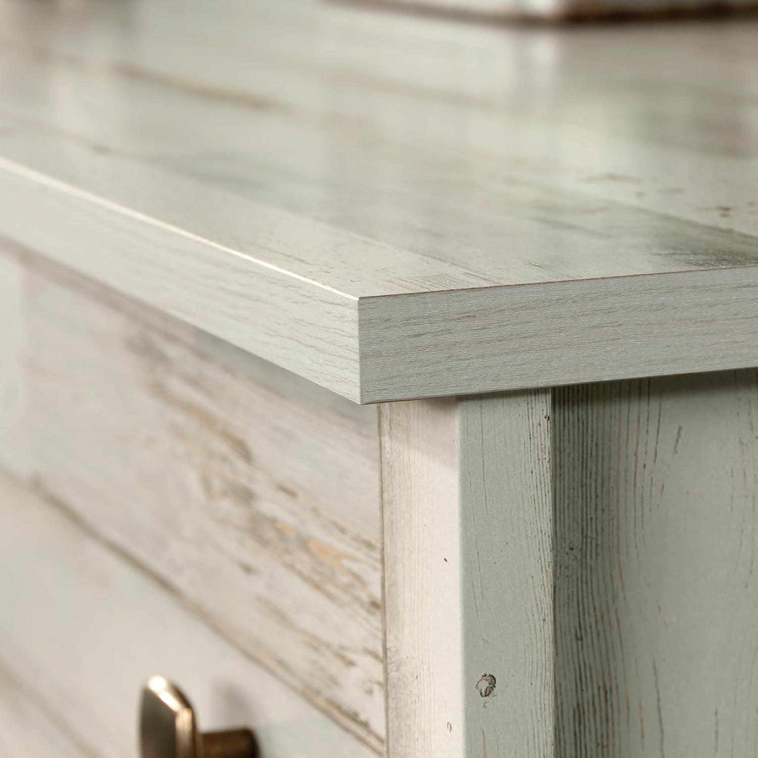 River Ranch 6 Drawer Dresser White Plank - Sauder: Modern Storage Solution for Adult Bedroom