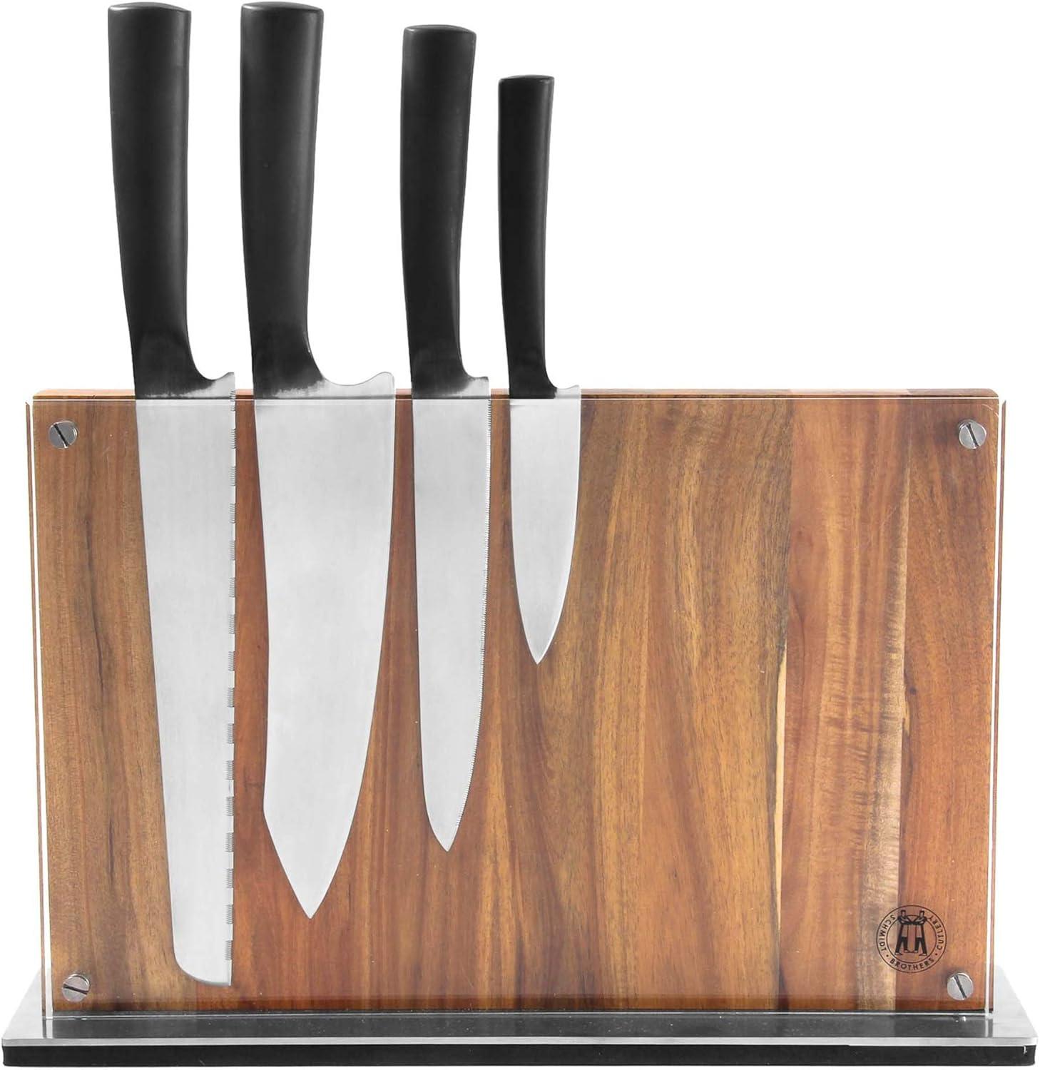 Acacia Downtown Magnetic Knife Block