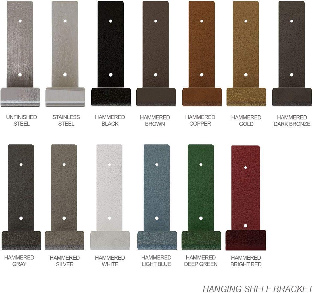 Ekena Millwork Steel Hanging Shelf Bracket