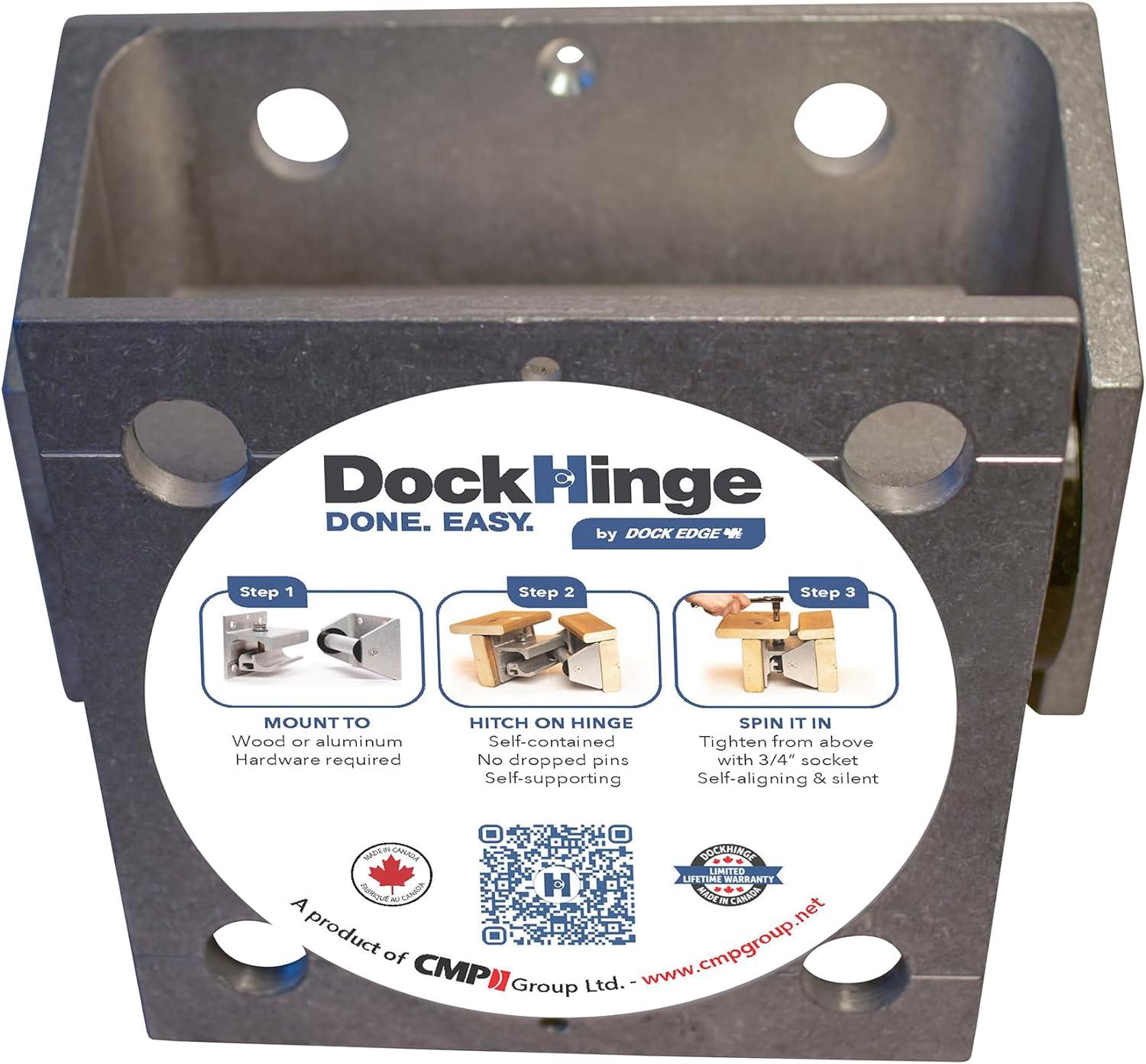 Dock Edge DE85329F Dock Hinge Coupler For 1/2" Carriage Bolts.