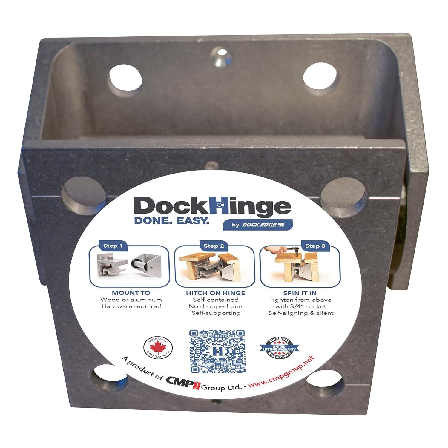 Dock Edge DE85329F Dock Hinge Coupler For 1/2" Carriage Bolts.