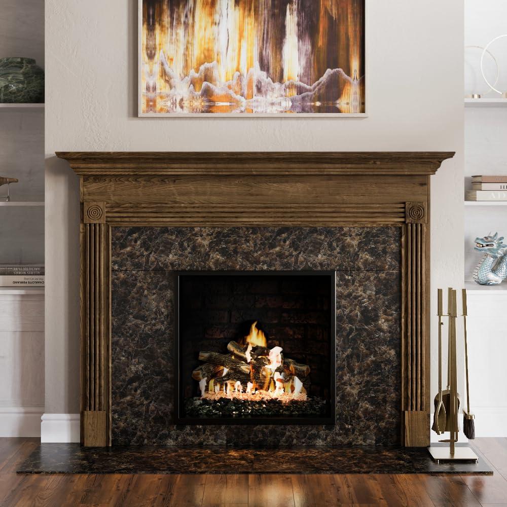 Modern Ember Modern Ember Harriet Fireplace Tool Set - Includes Brush, Shovel, Fire Poker, Tongs and Stand -Steel