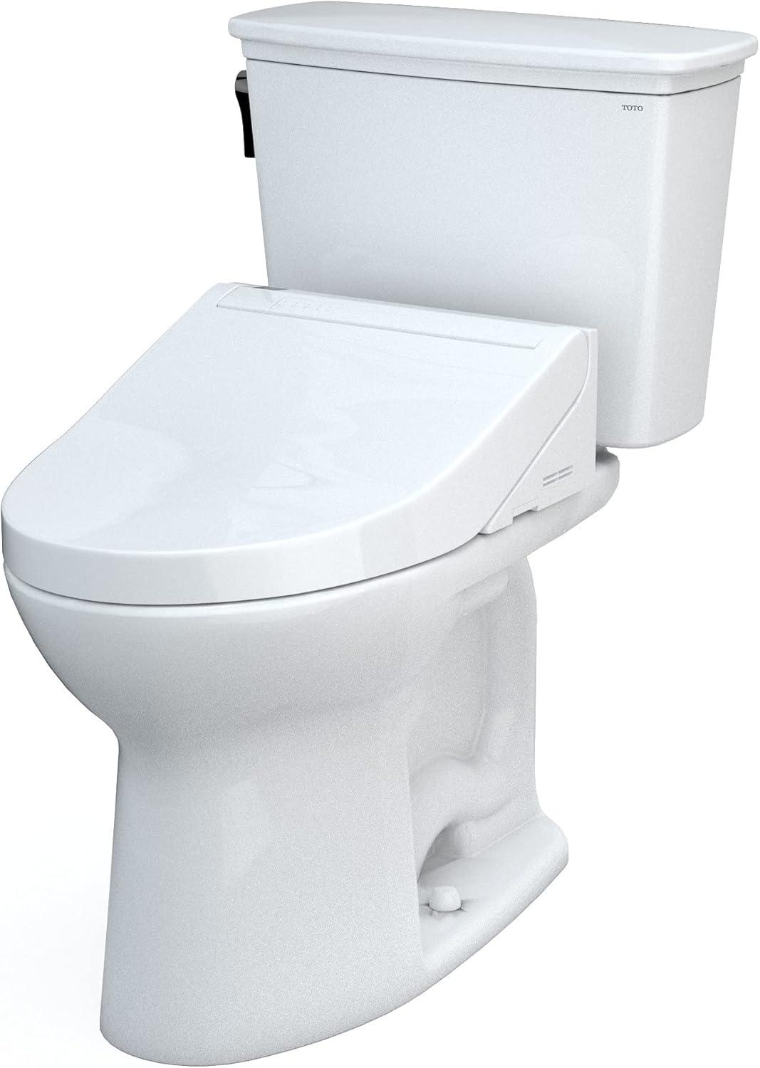 Drake® 1.28 GPF (Water Efficient) Elongated Two-Piece Toilet with Tornado Flush (Seat Included)