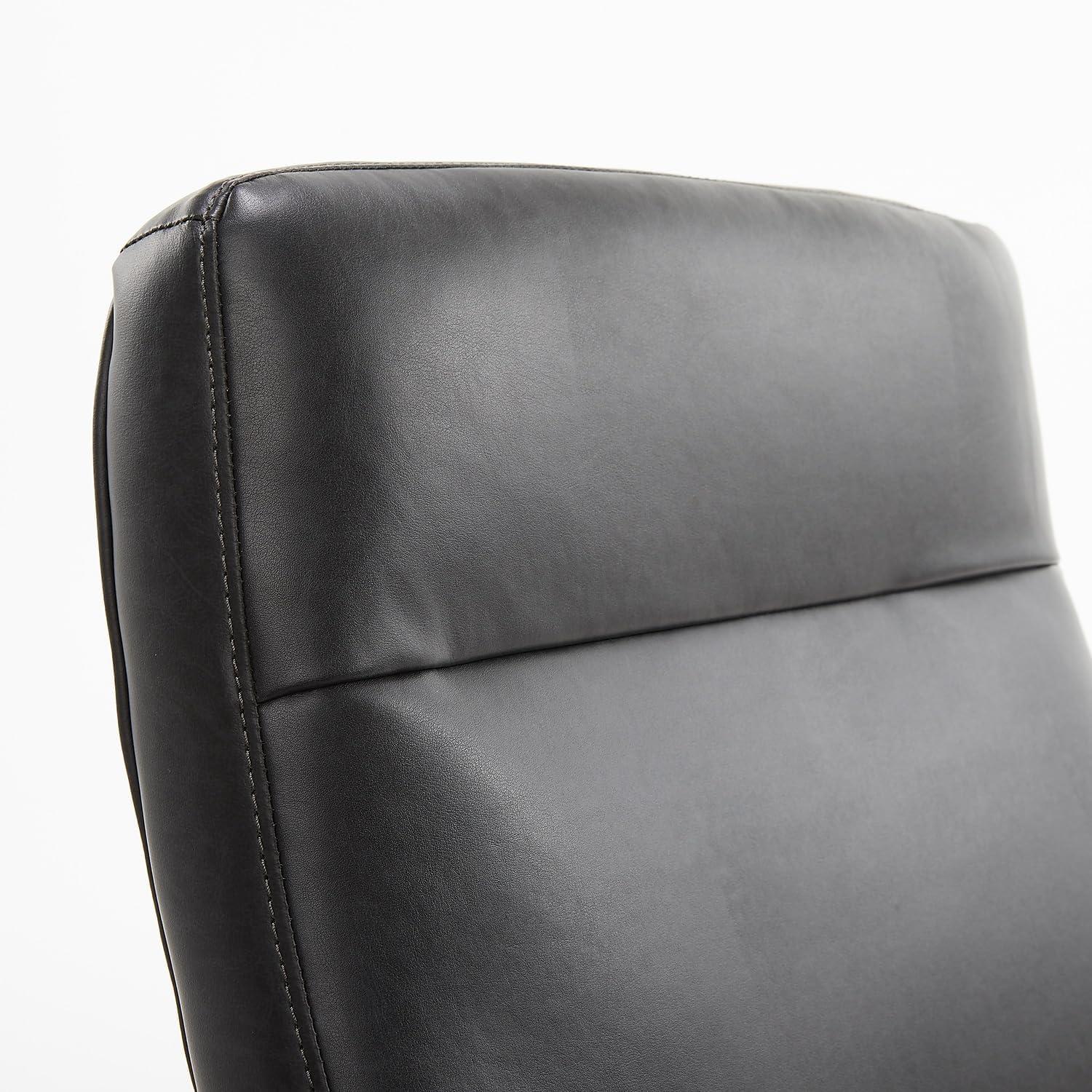 LZB Modern Baylor Executive Office Chair Black - La-Z-Boy: Ergonomic, Adjustable Arms, Cushioned