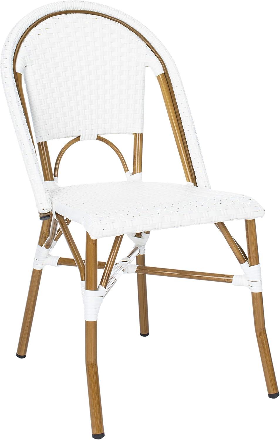 Salcha Side Chair (Set Of 2) - Indoor/Outdoor - FOX5210 - White - Safavieh