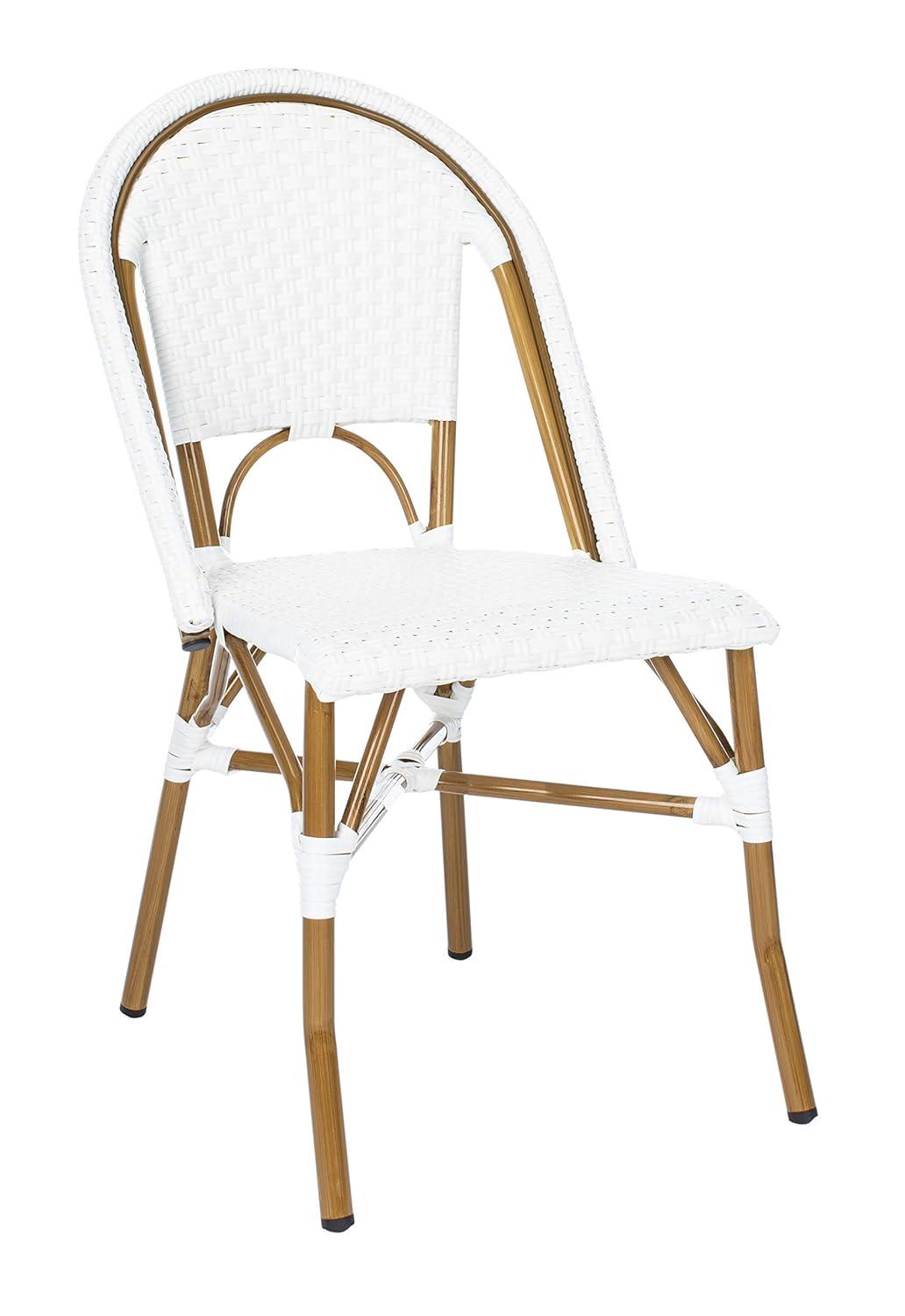 Salcha Side Chair (Set Of 2) - Indoor/Outdoor - FOX5210 - White - Safavieh