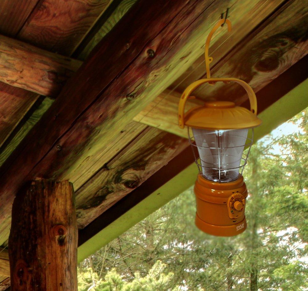 Pyle 9'' Battery Powered Integrated LED Outdoor Lantern