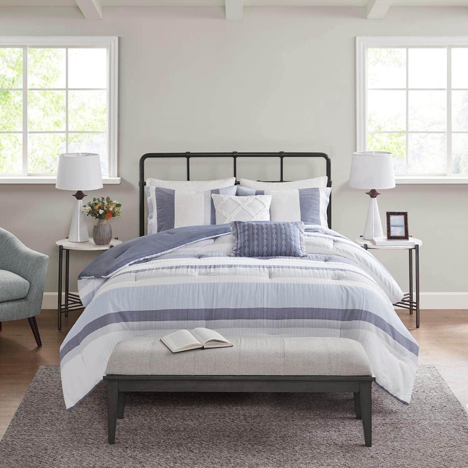 Madison Park Allegany 5 Piece Jacquard Comforter Set