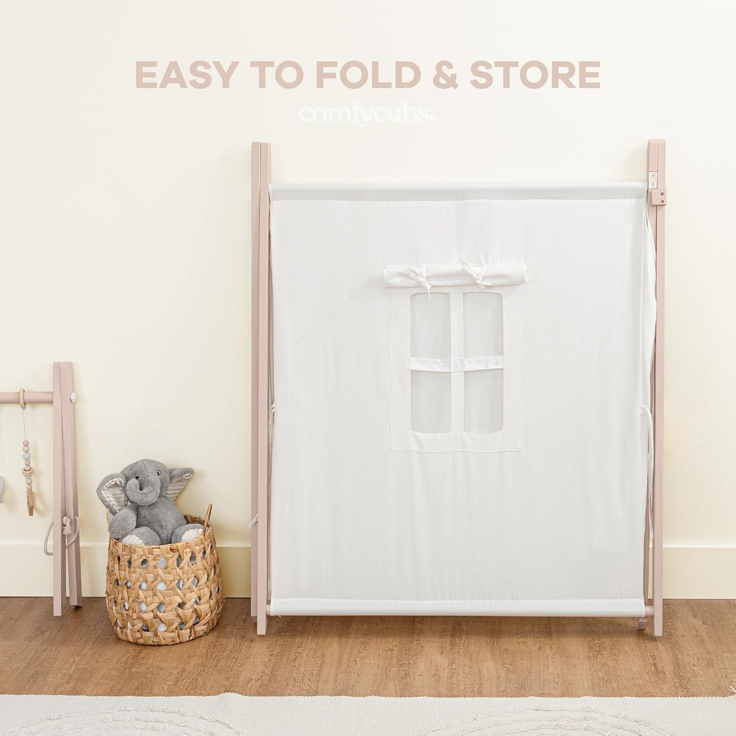 Comfy Cubs Kids Play Tent - Spacious & Stylish Kids Tent Made with 100% Breathable Cotton Canvas  By Comfy Cubs