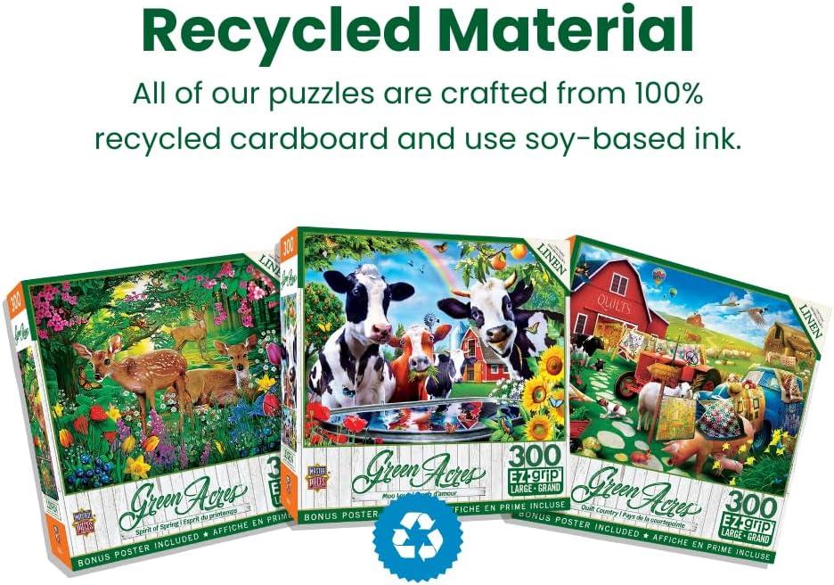 MasterPieces Inc Neighs & Nuzzles 300 Piece Large EZ Grip Jigsaw Puzzle
