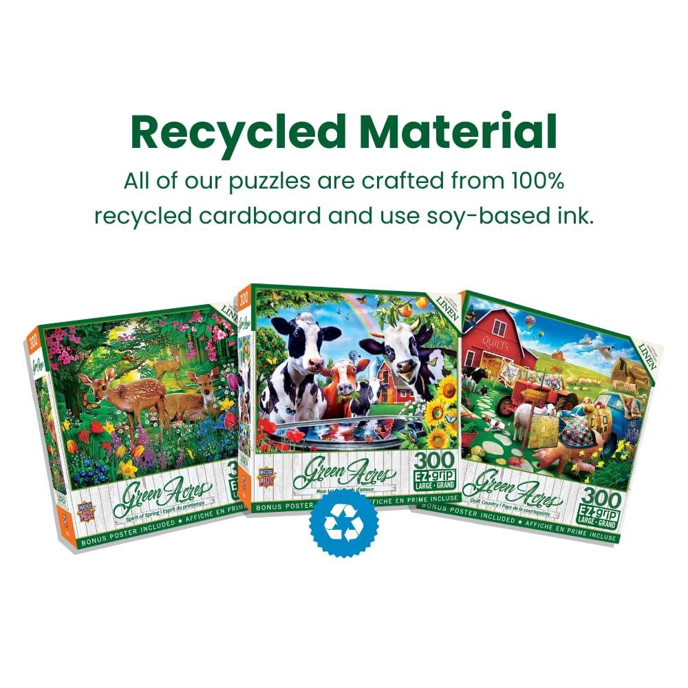 MasterPieces Inc Neighs & Nuzzles 300 Piece Large EZ Grip Jigsaw Puzzle