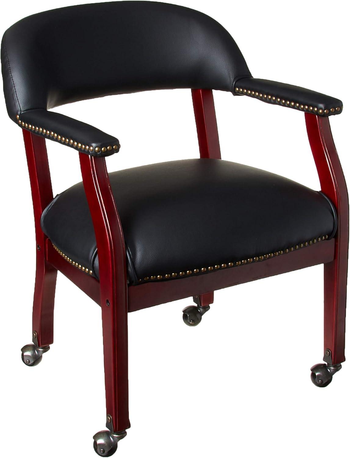 Captain's Chair with Casters - Boss Office Products