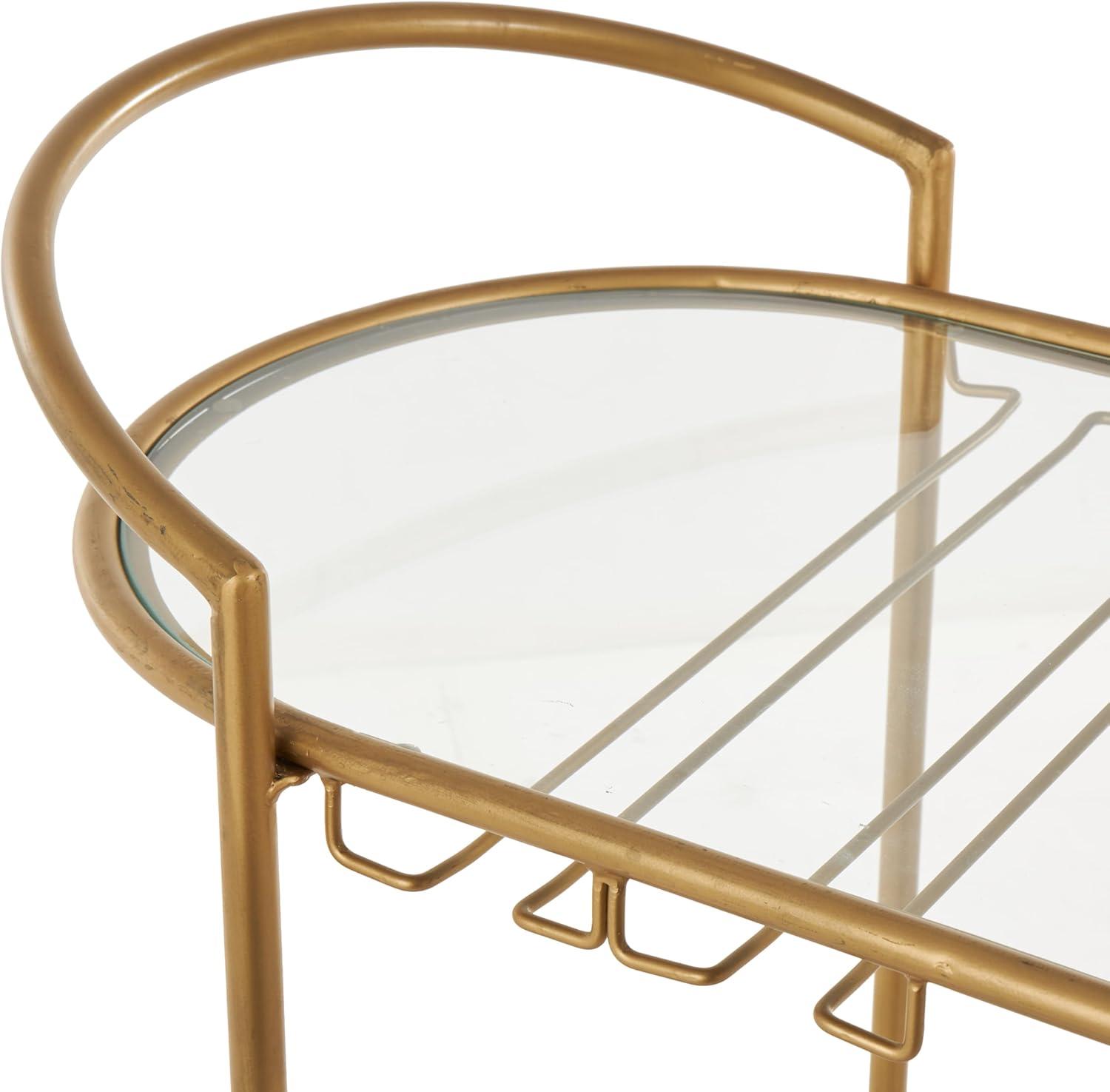 Colette Marble Bar Cart