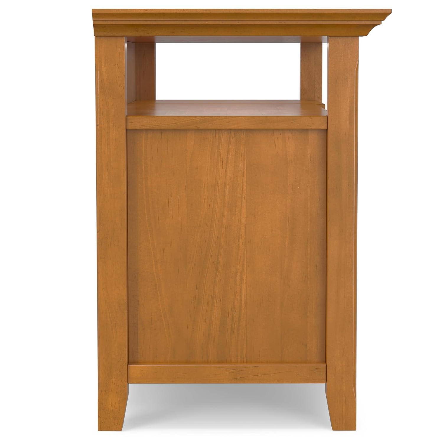 Simpli Home Amherst 54"W Solid Wood TV Stand for TVs up to 60" with Adjustable Shelves