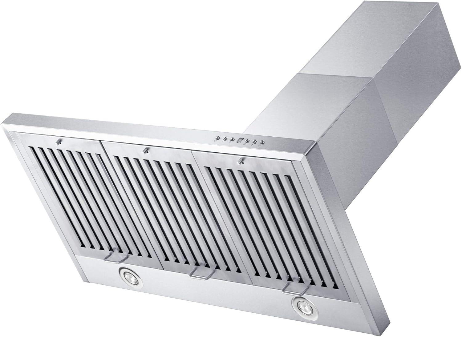 48" KBCRN 400 CFM Convertible Wall Mount Range Hood