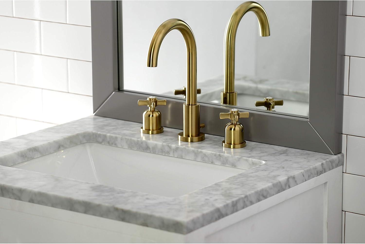 Fauceture FSC8923ZX Millennium Widespread Bathroom Faucet, Brushed Brass