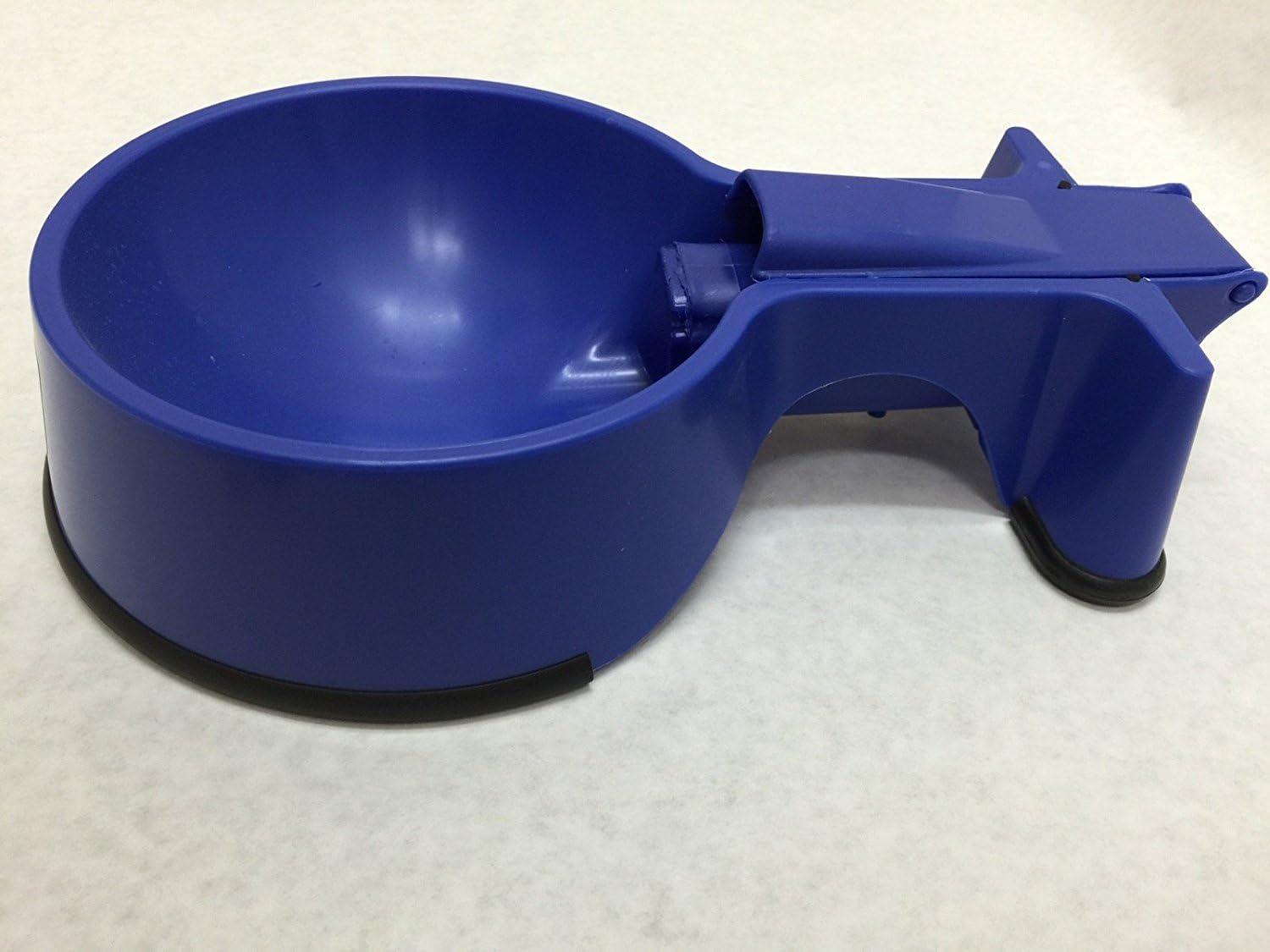 Blue Stainless Steel Auto-Fill Water Bowl with Hose