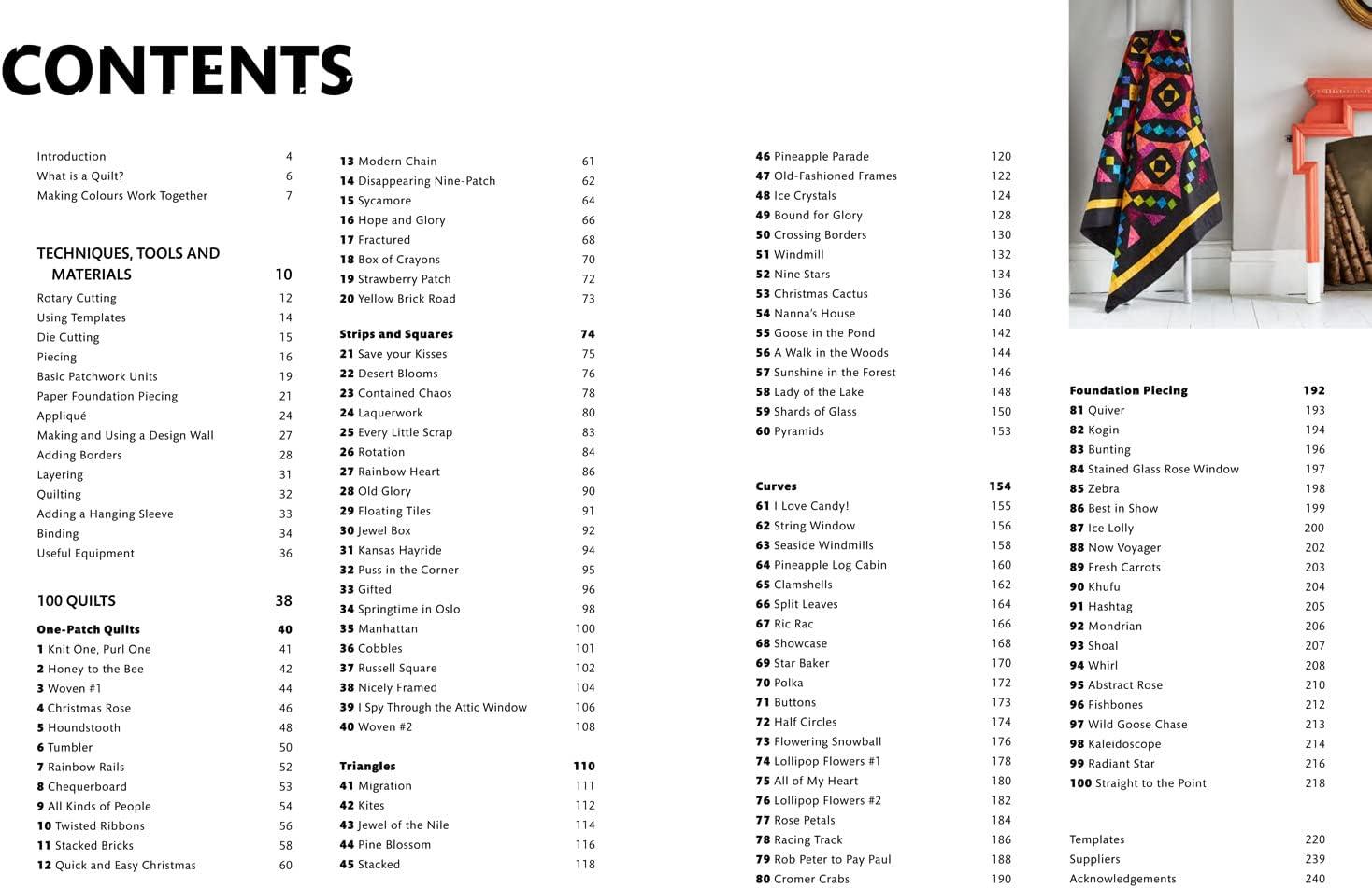 Simple Shapes Stunning Quilts: 100 Designs to Sew for Patchwork Perfection (Hardcover)