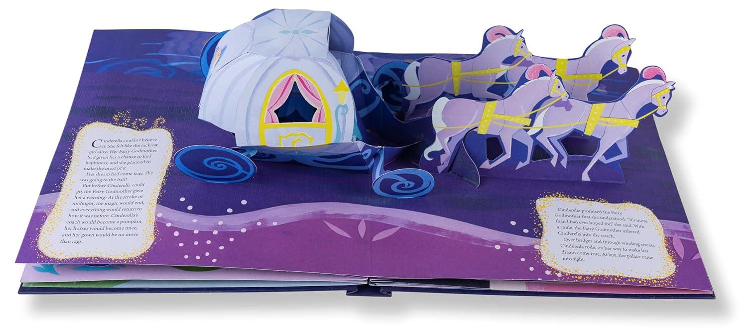 Disney: Cinderella Pop-Up Book - (Disney Princess) by Matthew Reinhart (Hardcover)