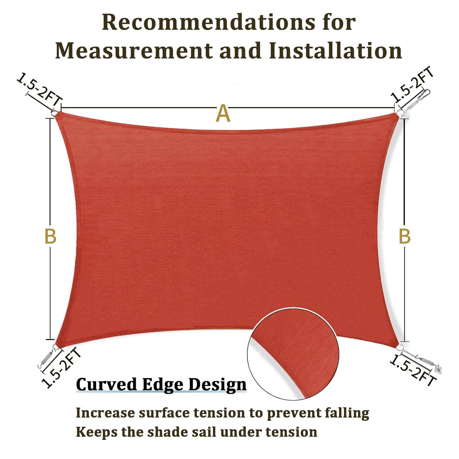 Backyard Expressions 12' Square Shade Sail