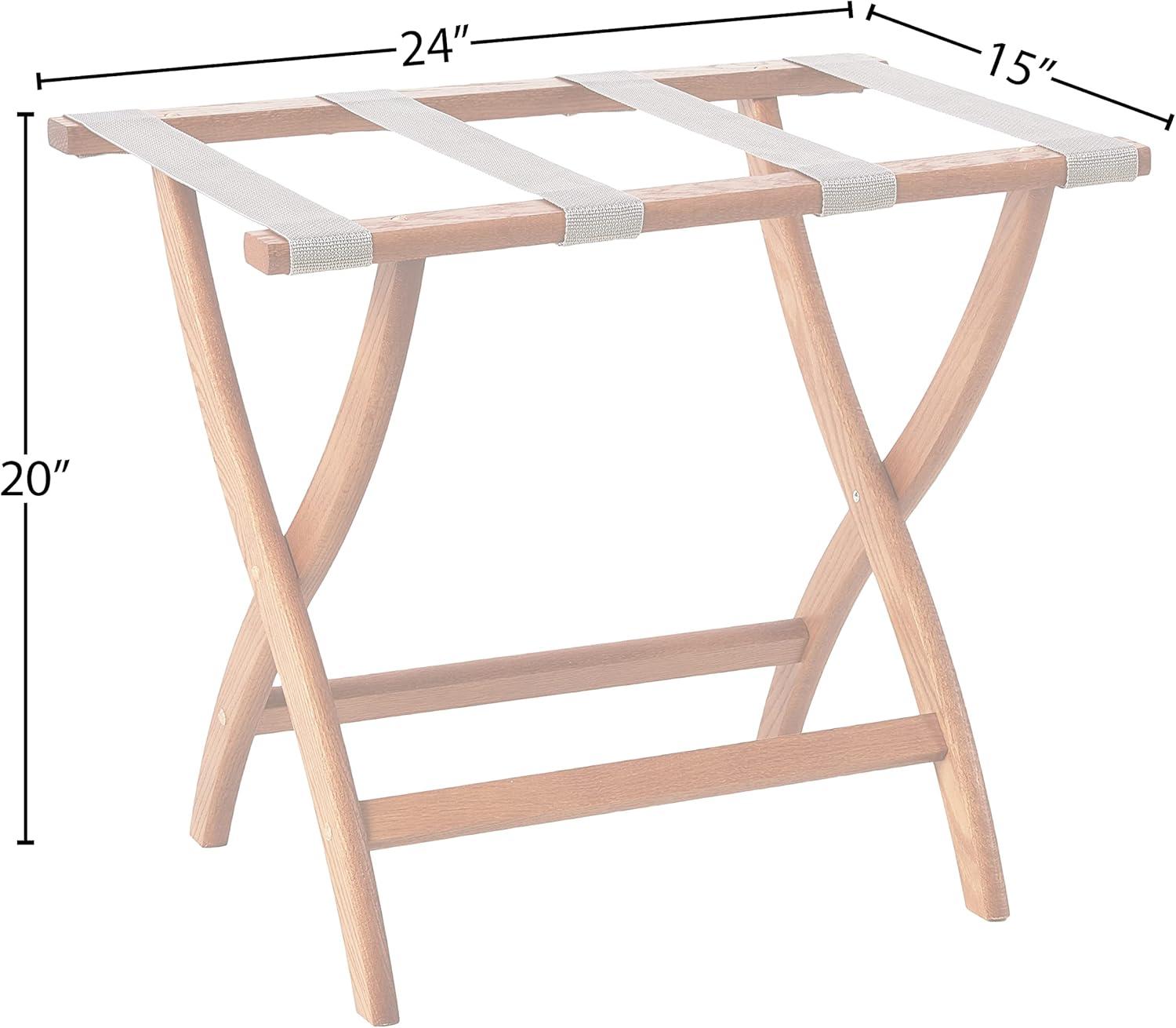 Folding Oak,Wood Luggage Rack