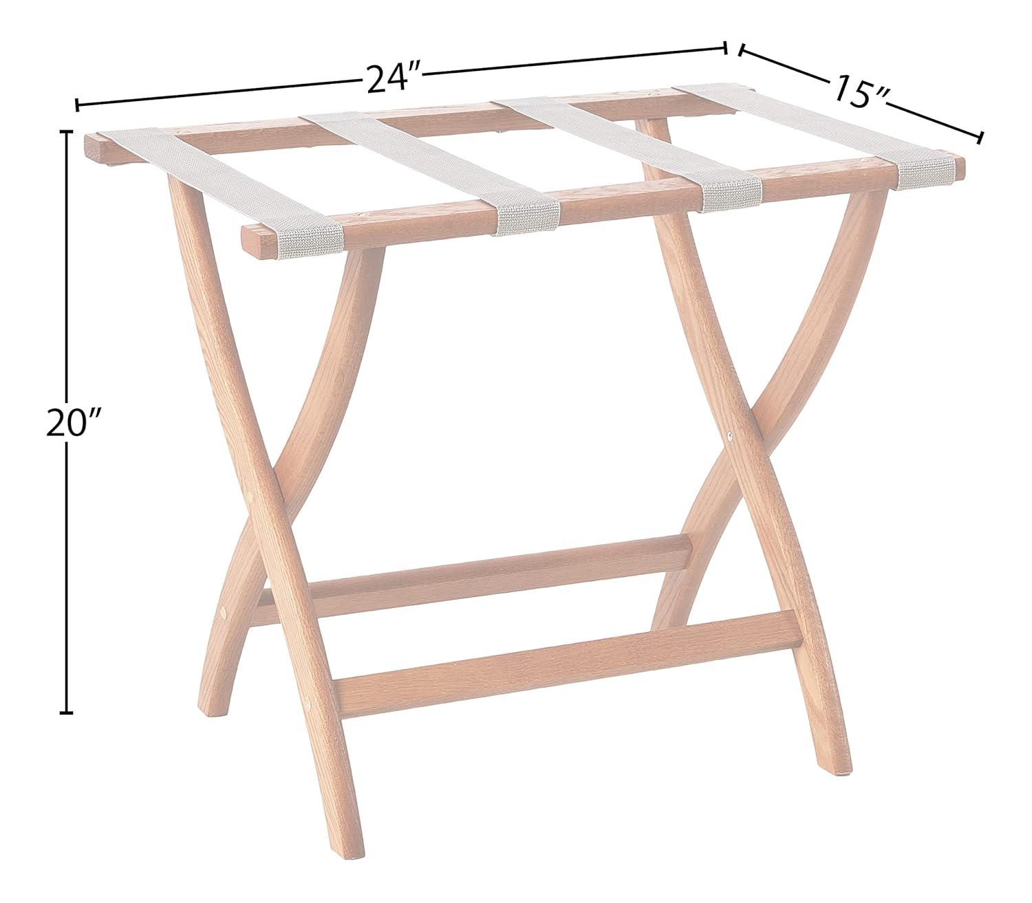 Folding Oak,Wood Luggage Rack