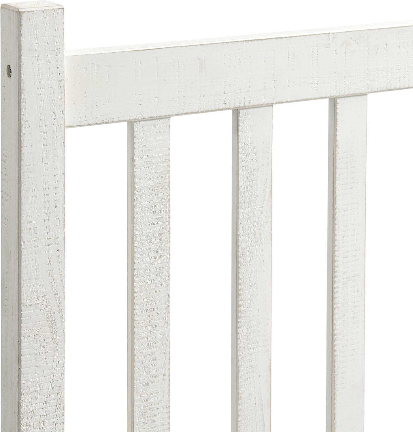 Alaterre Windsor Twin Wooden Weathered Beachhouse Farmhouse Industrial Bohemian Style Bed